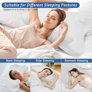 Tùy chỉnh bướm hình cổ tử cung chỉnh hình thông minh bộ nhớ bọt ngủ cổ giường Bộ nhớ bọt gối - Product Image 5