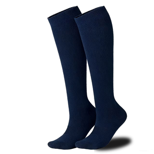 Calcetines <span class=keywords><strong>de</strong></span> Compresión <span class=keywords><strong>de</strong></span> Fibra <span class=keywords><strong>de</strong></span> Bambú Transpirables con Patrón Ondulado, para Correr y Saltar la <span class=keywords><strong>Cuerda</strong></span>, Deportes <span class=keywords><strong>de</strong></span> Fitness, Hasta la Rodilla - Product Image 4