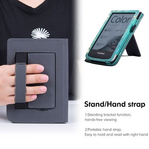 Druckhülle mit Handschlaufen für Pocketbook 606 628 633 <span class=keywords><strong>616</strong></span> 627 632, Schutzhülle für Pocketbook Color /Touch Lux 4 5 / Touch HD 3 - Product Image 3