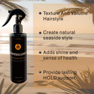 Cire coiffante en spray au sel marin bio naturelle pour hommes, <span class=keywords><strong>sans</strong></span> <span class=keywords><strong>alcool</strong></span>, ajoute volume instantané, épaissit, fixation forte, anti-frisottis, MOQ - Product Image 3