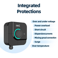 Cargador de Vehículos Eléctricos Stellar de 22kW, Nuevo, con RCD Tipo B Integrado, Protección Contra Fugas de CC 6mA+30mA, Compatibilidad con Energía Solar Fotovoltaica, para el Hogar