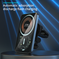 Support de téléphone magnétique universel HDL pour voiture combinaison de chargeur iPhone X XS Max et support de téléphone portable