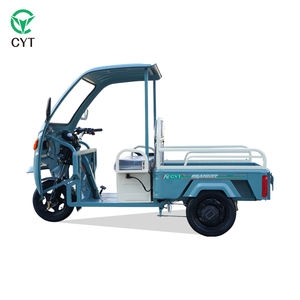 Tricycle électrique tout-terrain robuste avec cabine et benne de chargement, <span class=keywords><strong>moto</strong></span>-tricycle à 3 roues - Product Image 5