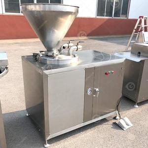 Embutidora de Chorizo Eléctrica Automática de Doble Cabezal Hidráulica para Rellenar Salchichas - Product Image 2