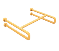 Barre d'appui murale en forme de U pour lavabo, en ABS et acier inoxydable, antidérapante, pour la sécurité de la salle de bain, main courante de sécurité pour personnes âgées