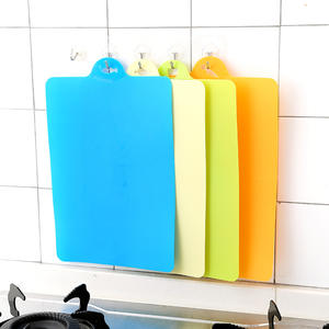 Papan potong dapur, papan potong kualitas tinggi anti selip, plastik PE disesuaikan Logo Opp tas dapur rumah persegi panjang 100 buah - Product Image 6