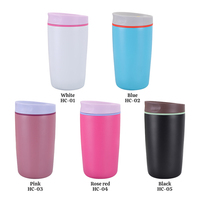 Personnaliser le logo et l'emballage 350ml et 20OZ Mini tasses mignonnes Tasses à café insultées en acier inoxydable à double paroi