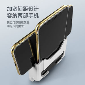 Soporte de pared para teléfono móvil con panel de carga USB de 10A, plástico ABS, multipuerto, soporte de escritorio para ver videos con manos libres - Product Image 2