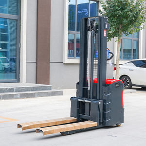 送料無料スタッカー電気スタッカーリチウム電池ドライブ1.5トンウォーキングパレットスタッカー - Product Image 6