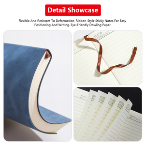 Copertine per Quaderni in Pelle di Pecora con Logo Personalizzato, Taccuini A5 su Misura, <span class=keywords><strong>Libri</strong></span> di Registrazione e Blocco Note Rinforzati, Vendita all'Ingrosso - Product Image 4