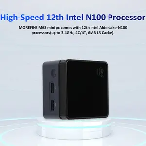 MOREFINE M6S Mini Pc Nas OemN100 (fino a 3.4GHZ) tipo C Minipc tutto In uno portatile Desktop Pc Mini computer