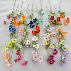 Amapolas Artificiales Suzume II de 30cm-100cm, Decoración para Bodas, Decoración del Hogar, Amapolas de Maíz al por Mayor - Product Image 1