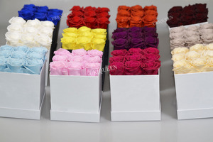 कस्टम हमेशा के लिए फ्लोरेस p erserved अनन्त गोल्डन गुलाब सोने में संरक्षित गुलाब उपहार बॉक्स - Product Image 3