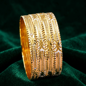 Brazaletes CNC de latón chapado en oro de dos tonos, tradicionales sudafricanos, de 8 mm, chapados en dos tonos, al por mayor - Product Image 4