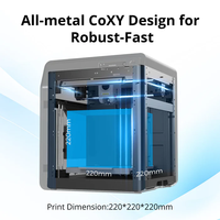 3D-принтер Flashforge Adventurer 5M Pro, с закрытой металлической конструкцией CoXY, безопасен для домашнего использования