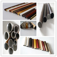 Perfiles de Extrusión de Aluminio Anodizado a Buen Precio, Perfil Circular de Aluminio para Letras de Canal, Tubo Redondo, Fabricante