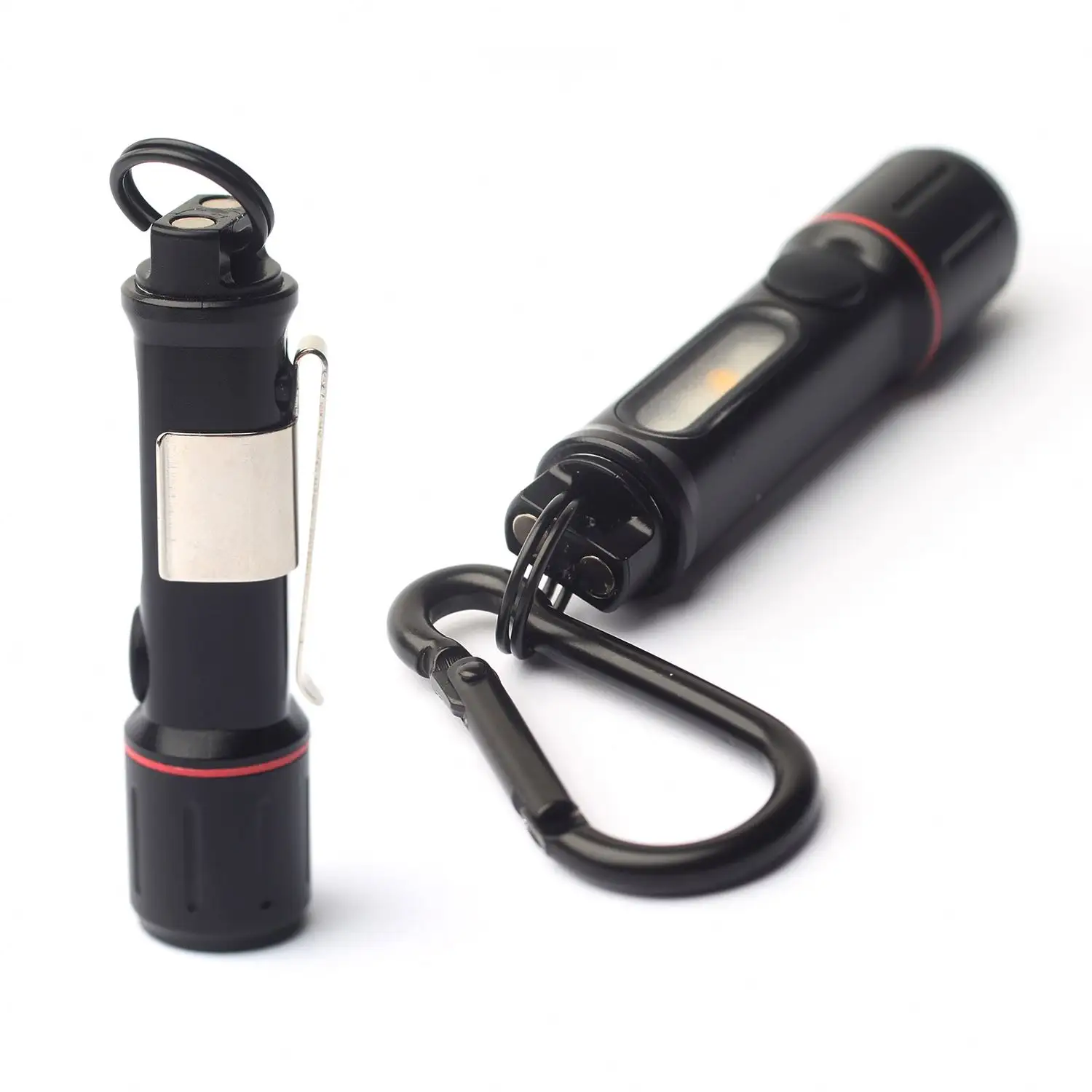 Cheap Police Security Led Keychain Light Tiny Small Mini Flashlight