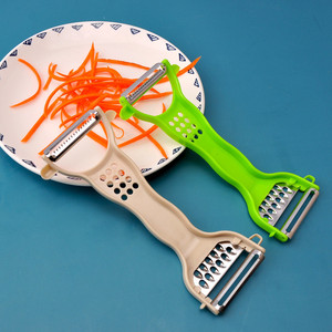 Gadgets de cocina para el hogar innovador manual de plástico de doble cara <span class=keywords><strong>5</strong></span> <span class=keywords><strong>en</strong></span> <span class=keywords><strong>1</strong></span> <span class=keywords><strong>pelador</strong></span> de ajo de frutas y verduras multifuncional - Product Image 3