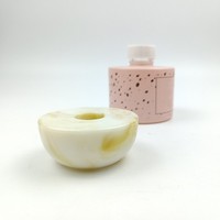 Bouchons de flacons de parfum et d'aromathérapie en résine de cristal ronds, colorés, de luxe, personnalisables avec logo sur mesure – Vente en gros