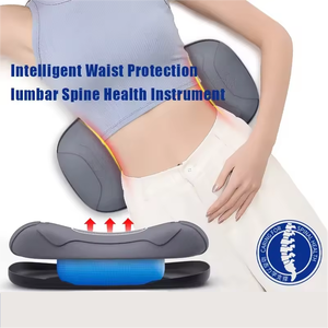 Masajeador Lumbar Inteligente Ajustable para Espalda, Pulso de Vibración, Soporte de Compresa Caliente, Tracción por Calor, Cojín Eléctrico para Masaje de Columna Vertebral - Product Image 2