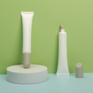 Wholesale Custom 10ml <b>Plastic</b> White Cosmetic <b>Tubes</b> for Eye Cream Lip Balm Squeeze <b>Tube</b> - Product Image 1
