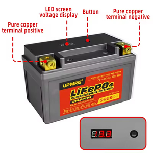 Bộ pin Lithium Ion xe máy 12.8V 12Ah tùy chỉnh nhà máy LFP12-BS, 350CCA, pin LiFePO4, bảo vệ IP67, 2000 chu kỳ - Product Image 5