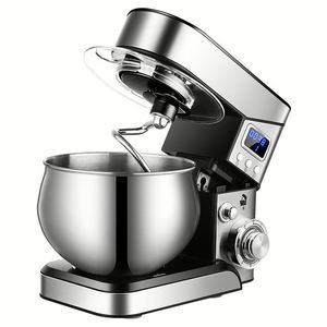 Batidora Planetaria Comercial Eléctrica/de Batería de 3L-12L con Cabezal Inclinable Digital para Mezclar Masa de Pastel y Harina, con 1 Año de Garantía - Product Image 5
