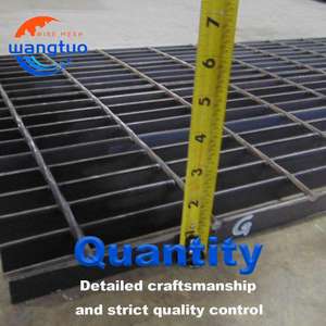 316 grille en acier inoxydable anti-corrosion 30mm maille 304 barre de roulement plate galvanisée cadre en acier soudé clôturant les portes en treillis - Product Image 3