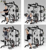 SKFitness - Máquina de Poleas Dobles con Cable para Gimnasio, Equipo de Entrenamiento Funcional, Resistente, para Uso Comercial en Clubes, para Pecho y Piernas