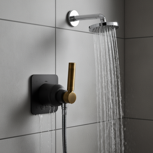 Válvula de control de volumen de metal fundido de 3/4 pulgadas con manija de latón ajustable para ducha - Product Image 2