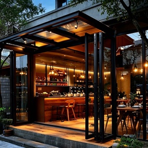 GS Aluminium Concertina Glass Door for Outdoor Cafés and Restaurant Openings - Product Image 1