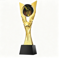Trophée de compétition de billard personnalisé gravé directement en usine, or, argent, bronze, trois couleurs, en résine, souvenir de billard/snooker