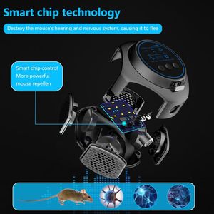 Répulsif antiparasitaire ultrasonique à brancher pour l'intérieur, piège à souris pour la maison, répulsif pour rongeurs, garde les souris, rats et écureuils à distance - Product Image 5