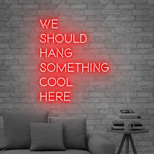 Cailemeng Bartender lindo bebería aquí de nuevo Arte de Bar Funky personalizado, pared de apartamento Estética femenina Decoración de cocina letrero de neón - Product Image 6