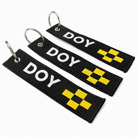 Embroidered Key Chain Wholesale Promotional Design Custom Brand Name Logo Fabric