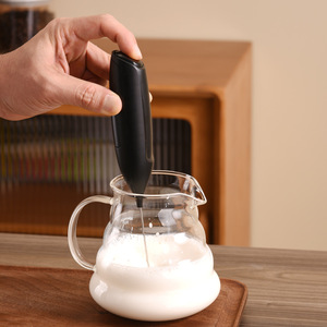 Espumador de leche de mano para máquina de espuma de café batidor eléctrico mezclador de bebidas para Lattes soporte batidor leche café batir huevos - Product Image 3