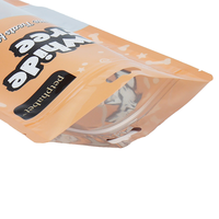 Sachet d'emballage plastique personnalisé imprimé avec fermeture éclair, fenêtre transparente, qualité alimentaire, auto-scellant et trou de suspension