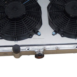 Radiador de Aluminio Completo con Cubierta de Ventilador para Mitsubishi Lancer EVO123 Mirage / Dodge Colt / Eagle <span class=keywords><strong>Summit</strong></span> / Plymouth Colt 1992-1996 - Product Image 2