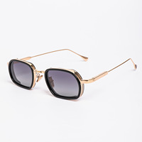 Lunettes de soleil rectangulaires polarisées TAC à verres dégradés en métal, style rétro classique, nouvelle mode, vente en gros, modèle MK3251