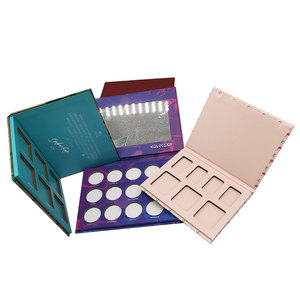 Caja de Cosméticos con Diseño Personalizado, Papel Texturizado, Embalaje Magnético de Cartón, Caja de Maquillaje Vacía, Caja para Paleta de Sombras de Ojos - Product Image 6