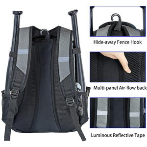 Sac de sport de baseball à grande capacité, imperméable, pour activités de plein air, sac à dos pour batte de baseball - Product Image 4