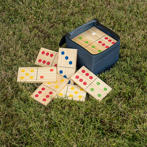 Jouets éducatifs en bois géants pour l'extérieur, <span class=keywords><strong>jeu</strong></span> <span class=keywords><strong>de</strong></span> dominos personnalisé, blocs, grands dominos, jeux <span class=keywords><strong>de</strong></span> dominos pour enfants, <span class=keywords><strong>jeu</strong></span> <span class=keywords><strong>de</strong></span> dominos en bois <span class=keywords><strong>de</strong></span> grande taille pour la pelouse et la cour - Product Image 5