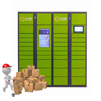 Application de casier intelligent comme postamats pour la livraison de colis système de casier intelligent transparent