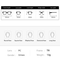 Ventes chaudes, lunettes de vue rectangulaires classiques, logo personnalisé, monture optique de haute qualité en TR90, myopie, anti-lumière bleue, lunettes bloquant la lumière bleue