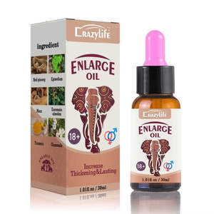 Huile d'agrandissement du pénis 30 ml Améliore la durée de vie sexuelle Sans additifs - Product Image 5