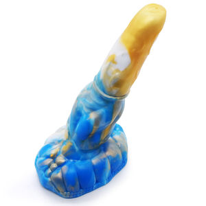 YOCY 23,5cm Großhandel Sexspielzeug Monster-Dildo Modischer Gemischter Farbton Gummi-Penis Gebogener Alien-Analplug Ausgefallener Penis für Frauen - Product Image 5