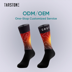 Chaussettes <span class=keywords><strong>de</strong></span> cyclisme confortables et respirantes à <span class=keywords><strong>prix</strong></span> d'usine, design personnalisé, antidérapantes, pour hommes, pour le sport et le vélo - Product Image 1