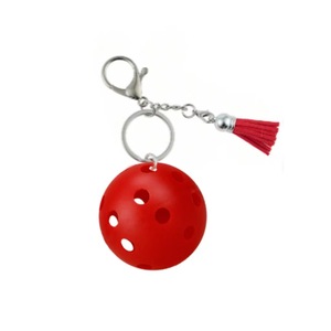 Großhandel bunte Loch kugeln <span class=keywords><strong>Bulk</strong></span> Round Mini Pickle ball Schlüssel bund für Sport begeisterte Geschenke und Sporte reignis Preise - Product Image 5