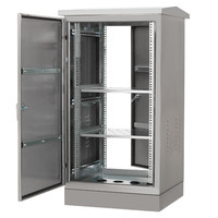 Armoire réseau extérieure IP54 en acier inoxydable, étanche, sur pied, pour équipement de surveillance, 500x600x450mm