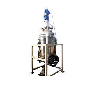 WHGCM-Reactor de acero inoxidable para industria química, 500L, para mezcla de pegamento de resina, hervidor con anclaje magnético y cabeza cónica